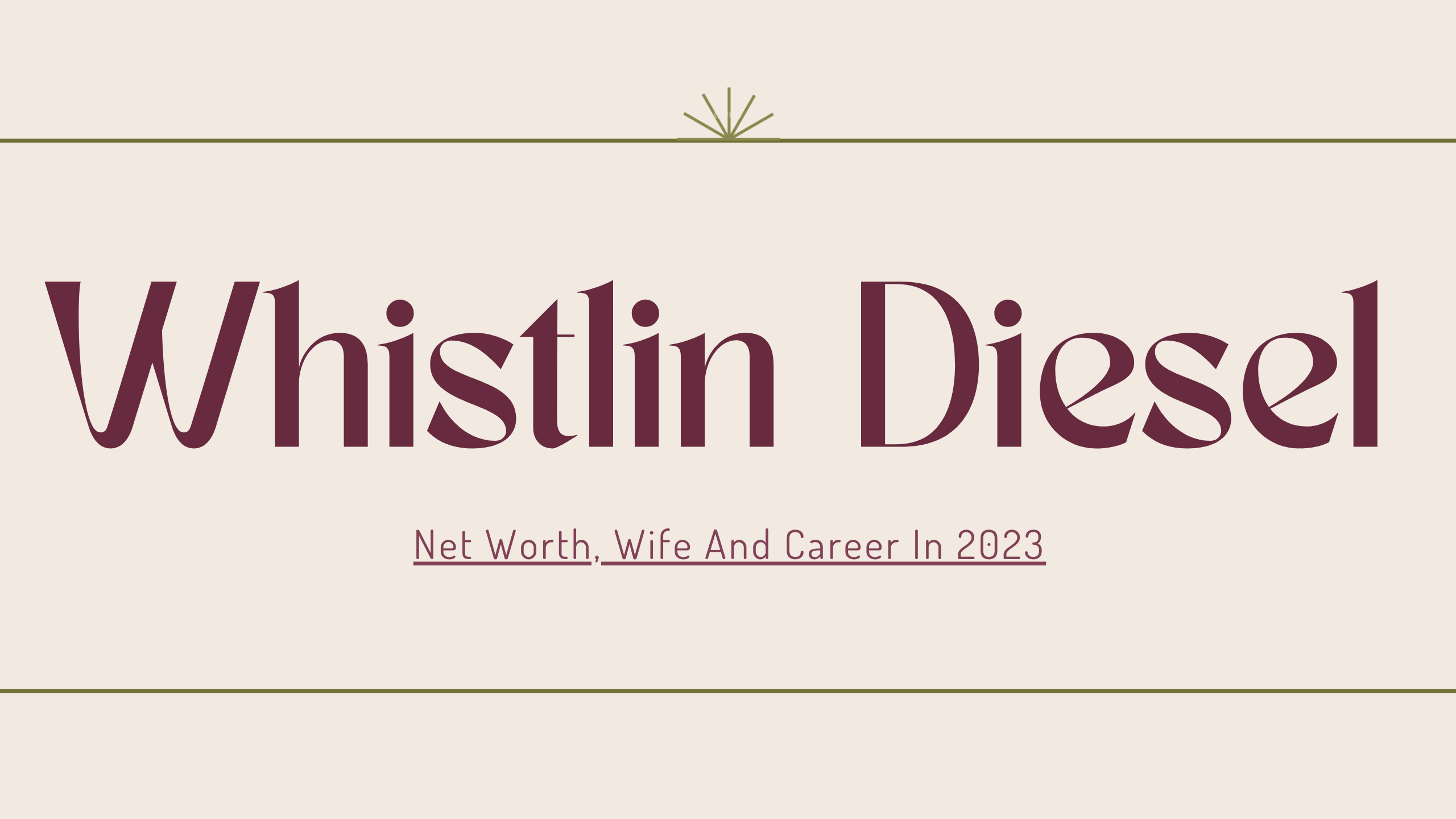 Whistlin Diesel’s Net Worth, Wife And Career In 2024